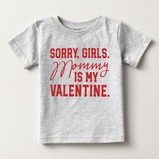 Mama is mijn Valentijn T-shirt (Voorkant)