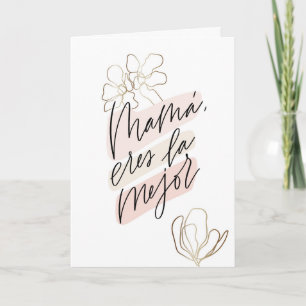 Mama je bent de beste Moederdag kaart