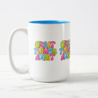 "Mama, je bent haar vleugels" Twee-tone Mok - Mooi