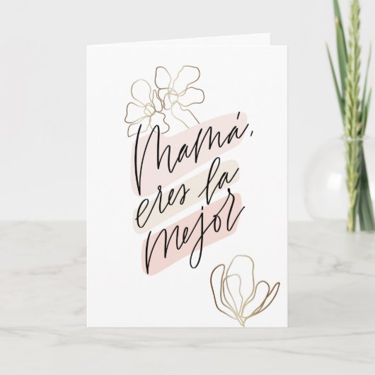 Mama, jij bent de beste Moederdag kaart (Voorkant)