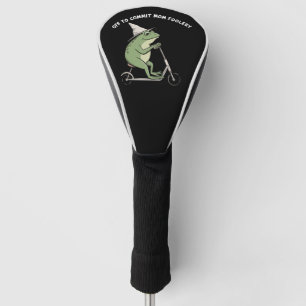 Mama Kikker Gaat Moederlijke Dwaze Scooter Cadeau Golfheadcover
