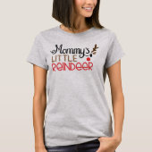 Mama Kleine Rendier Kerstmis T-shirt (Voorkant)