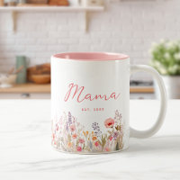 Mama Kleurrijke Weide Jaar Gesticht