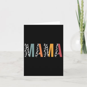 Mama Koeienprint Shirt Moeder Leven Moeders Moeder Kaart