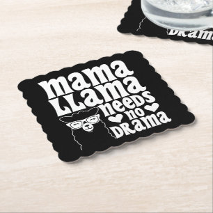 Mama Lama Heeft Geen Drama Leuk Moederdag Kartonnen Onderzetters