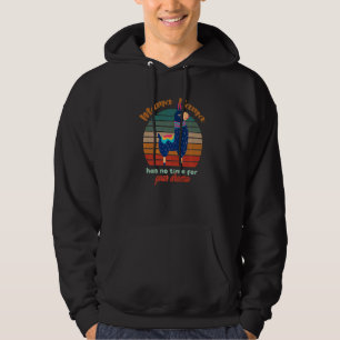 mama lama heeft geen tijd uw drama lama schattig 5 hoodie