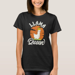 Mama Lama Koningin Dier Voor Vrouwen Meisjes 2 T-shirt