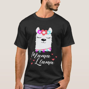 Mama Lama Lama Met Hartjes T-shirt