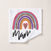 Mama Leopard Rainbow (Gant de toilette)
