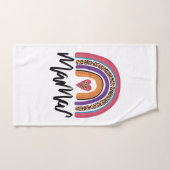 Mama Leopard Rainbow (Serviette à main)