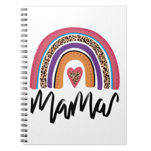 Mama Leopard Rainbow Notitieboek