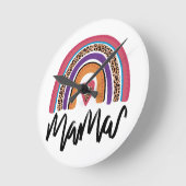 Mama Leopard Rainbow Ronde Klok (Hoek)