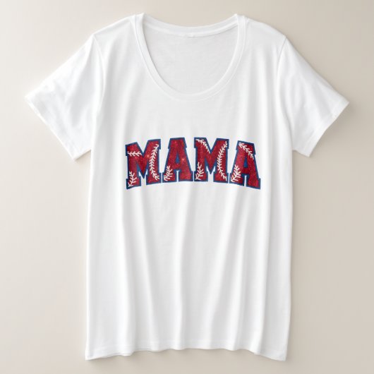 Mama les sports de baseball (Design devant)