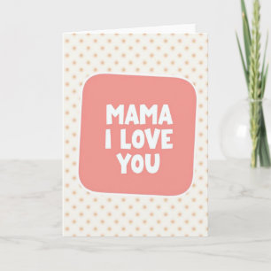 Mama Liefde Illustratiekaart Kaart
