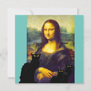 Mama Lisa en Les Chats Noir Kaart