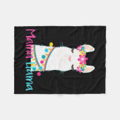 Mama Llama Funny Mother's Day Shirt For Women Mom Fleece Deken (Voorkant (Horizontaal))