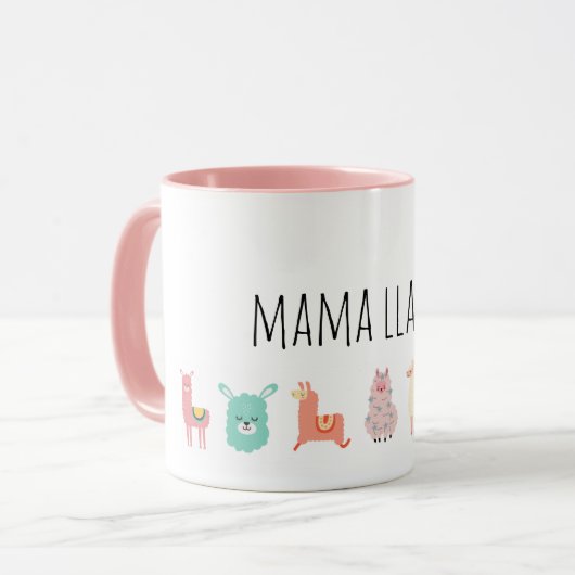 Mama Llama Mug (Devant gauche)