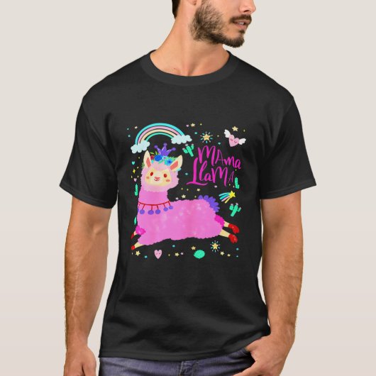 Mama Llama T-shirt (Voorkant)