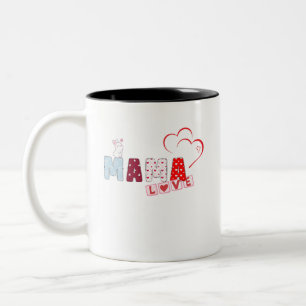 Mama Love Bunny Mok – Schattigee Patchwork Heart D
