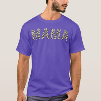 Mama Luipaard Cheeta Print vintage T-shirt