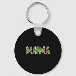 Mama Luipaard Retro Moeder Oma Moederdag Sleutelhanger