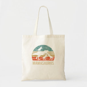 Mama Mama Dinosaur Grappig 3 Drie Kinder Mamasau Tote Bag