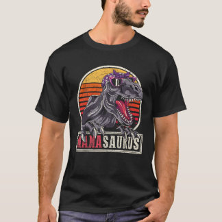 Mama mama Gift Idea Dinosaur Family Mamasaurus T R T-shirt