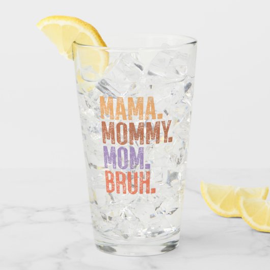 Mama. Mama. Mam. Bruh Glas (Voorkant ijs)