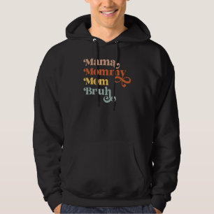 Mama mama mama Bruh Retro jongens meisjes Kindere Hoodie
