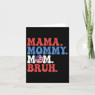 Mama Mama Mama Mama Mama Bruh Honkbal Mama Grappig Kaart