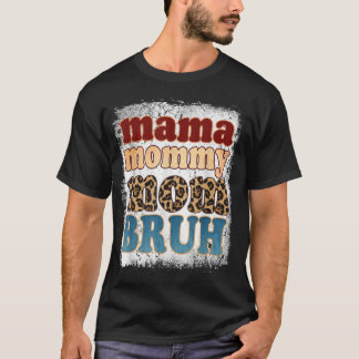 Mama mama Vintage Leopard Moederdag 2 T-shirt