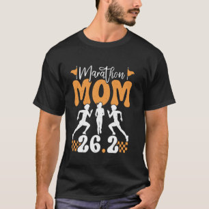 Mama MARATHON MOM 26.2 Halve Marathon Grappige Hal T-shirt