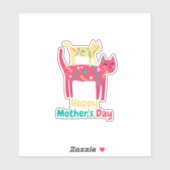 Mama & Me : Happy Mother's Day Sticker (Feuille)