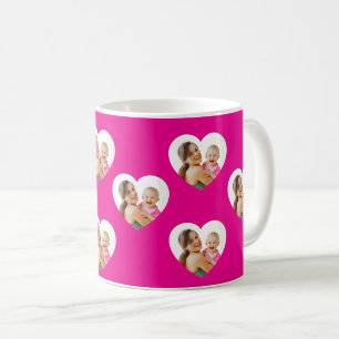 Mama & Me – Heart Photo Collage gepersonaliseerd Koffiemok
