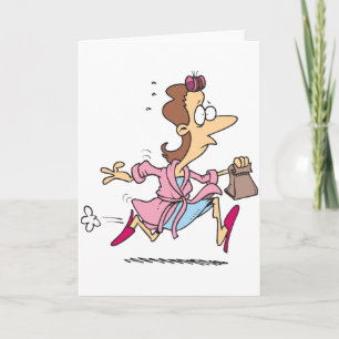 Mama met Wenskaarten Kaart