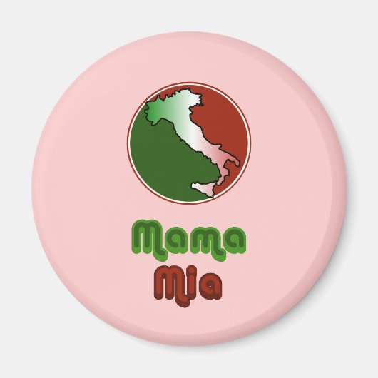 Mama Mia Italian Magneet (Voorkant)