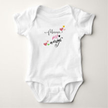 Mama mijn vriend baby body, Cadeau voor nieuwe bab