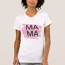MAMA MINIMALISTISCH ONTWERP T-SHIRT