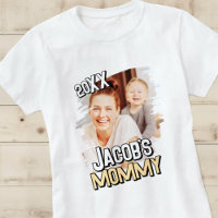 Mama Modern Eenvoudige Grunge Custom Baby Foto