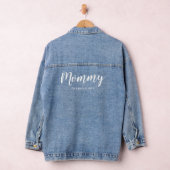 mama | Moderne Moederdag van Kinder namen voor mam Denim Jacket (Hangar)