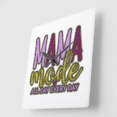 MAMA-modus wandklok Vierkante Klok (Hoek)