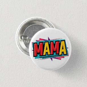 mama moeder mam ronde button 3,2 cm
