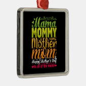 mama moeder metalen ornament (Rechts)