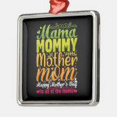 mama moeder metalen ornament (Links)
