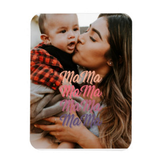 Mama Moederdag gepersonaliseerde foto Magneet