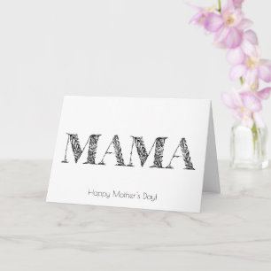 Mama Moederdag kaart