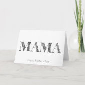 Mama Moederdag kaart (Voorkant)