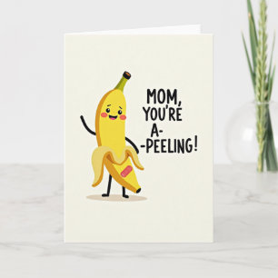 Mama Moederdagkaart met glimlachende vruchten Kaart