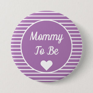 Mama moet Baby shower Button zijn