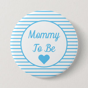 Mama moet Baby shower Button zijn